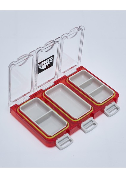 Fubox Spare Sızdırmaz Klips-Iğne-Halka Saklama Kutusu #kırmızı