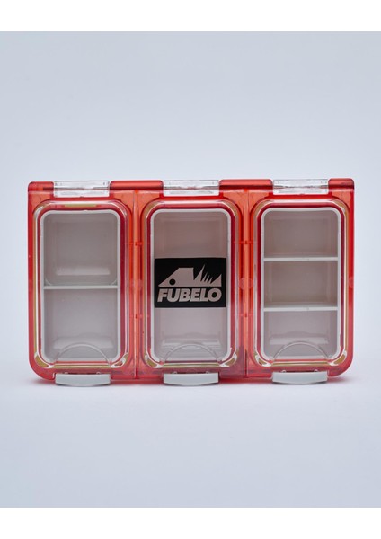 Fubox Spare Sızdırmaz Klips-Iğne-Halka Saklama Kutusu #kırmızı fiyatları
