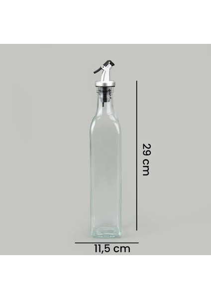 2'li Cam Yağlık Sirkelik - Şeffaf - 500 ml indirimleri