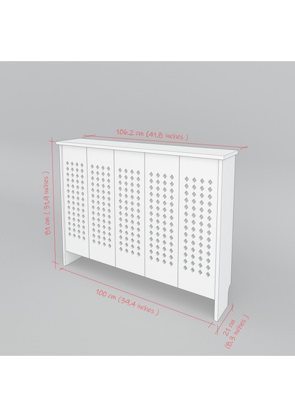 Kalorifer Petek Kaplama Dresuar ( 100 cm ) Petek Önü Dresuar BPKM003