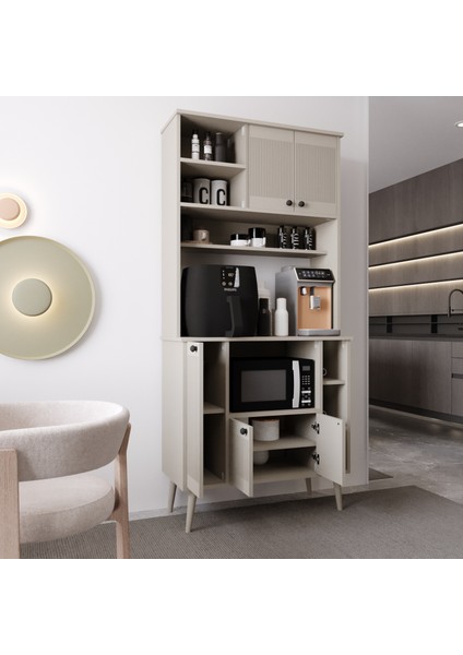 Melura Kahve Köşesi 90 cm %100 Mdf Çok Amaçlı Dolap fırsatları