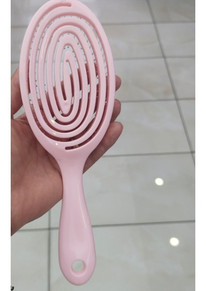Üç Boyutlu Saç Fırçası Tarak - Pembe modelleri