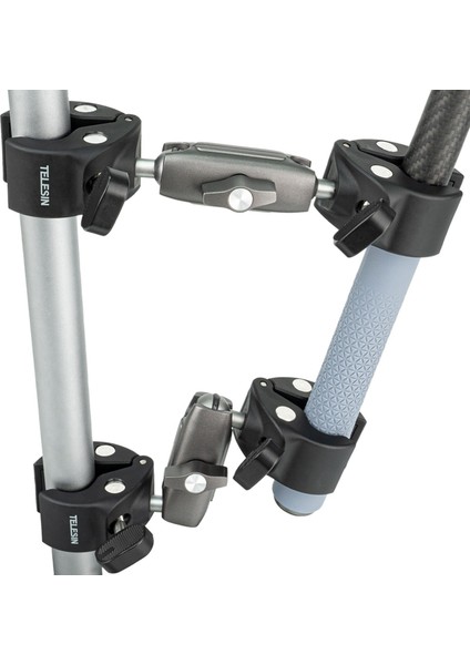Telesın Çift Başlı Yengeç Kelepçesi | Telesin Double Clamp Mount