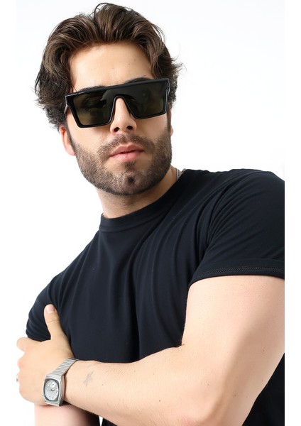 Erkek Yekpare Polarize Siyah Güneş Gözlüğü 23020 C2 P modelleri