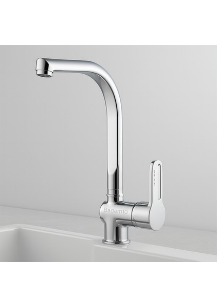 Premium Sıcak Soğuk Ayarlı Tek Kollu Aç Kapa Krom Lavabo Eviye Bataryası Modern Duvar Tipi Armatür fiyatları