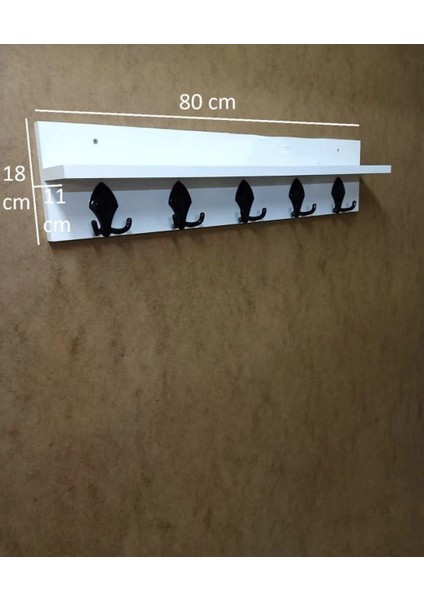 Duvar Elbise Askılığı Beyaz 80 cm indirimleri