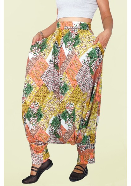 Viskon Kumaş Bohem Tarzı Kadın Şalvar fiyatları