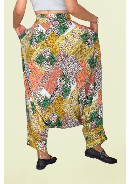 Viskon Kumaş Bohem Tarzı Kadın Şalvar modelleri