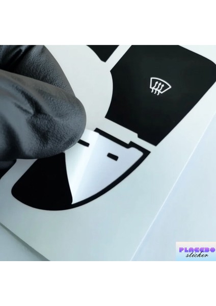 Opel Astra J Klima Tuş Sticker Seti | Yıpranmış Tuşlar Için Etiket Seti modelleri
