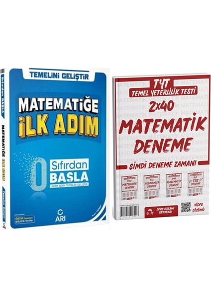 Ders Ortamı + Arı 2026 0 Dan Başla Matematik + Deneme 2 Li Set fiyatları