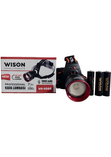 WS-2060 25W 1800 Lümen Profesyonel Kafa Lambası