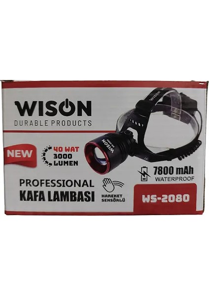 WS-2060 25W 1800 Lümen Profesyonel Kafa Lambası fırsatları