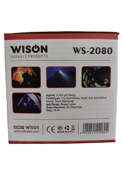 WS-2060 25W 1800 Lümen Profesyonel Kafa Lambası