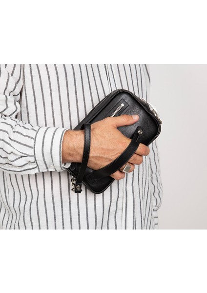 Forge Hakiki Deri, El Yapımı, Şifreli Kilitli, Erkek El Çantası, Kömür Siyah fiyatları