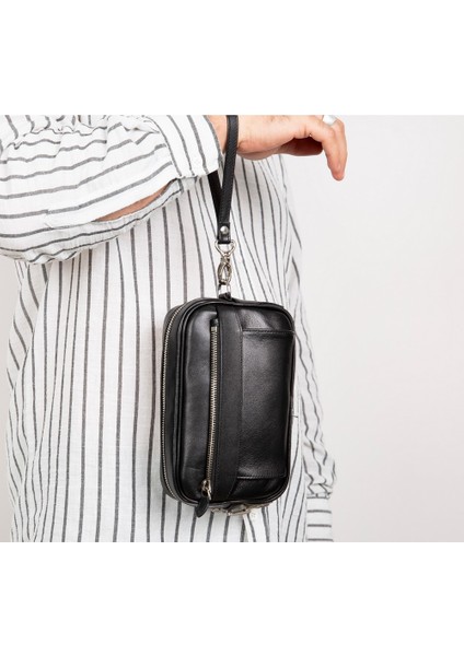 Forge Hakiki Deri, El Yapımı, Şifreli Kilitli, Erkek El Çantası, Kömür Siyah fırsatları