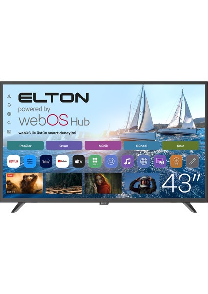 EL43DAL540C 43" 109 Ekran Uydu Alıcılı Full HD Smart LED TV modelleri