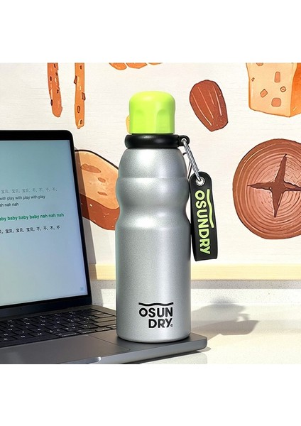Taşınabilir Büyük Kapasiteli Paslanmaz Çelik Su Şişesi 520ML (Yurt Dışından)