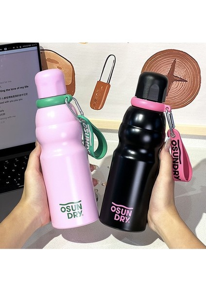 Taşınabilir Büyük Kapasiteli Paslanmaz Çelik Su Şişesi 520ML (Yurt Dışından) modelleri