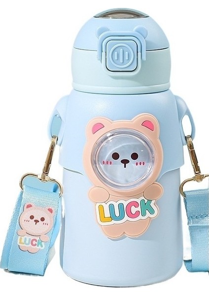 Çocuk Termos Bardak Gıda Sınıfı Su Bardağı Pipetli Bardak (Yurt Dışından)