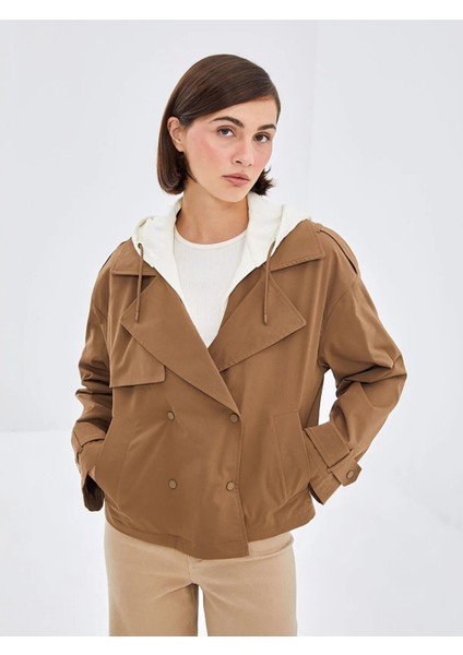 Lcw Vision Kapüşonlu Kadın Trençkot (W5)