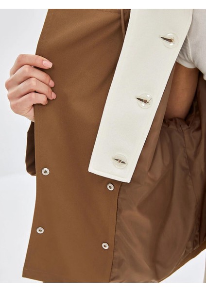 Lcw Vision Kapüşonlu Kadın Trençkot (W5) fırsatları