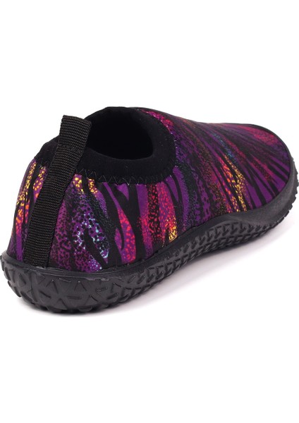 Kadın Mor Kaydırmaz Tabanlı Ergonomik Tasarımlı Dayanıklı Plaj, Havuz, Deniz Ayakkabısı indirimleri