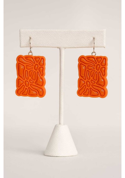 El Yapımı Turanz Polimer Kil Tasarım Küpe | Kırılmaz Hafif fırsatları