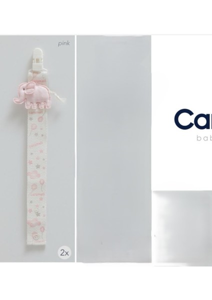 My Baby Kumsal Sevimli Fil Emzik Askısı Pembe 2191