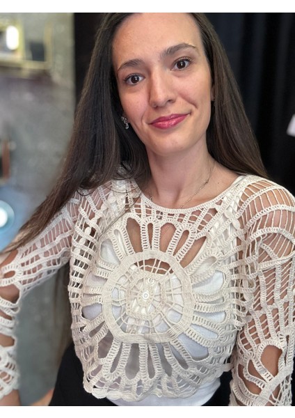 Triko Transparan Crop