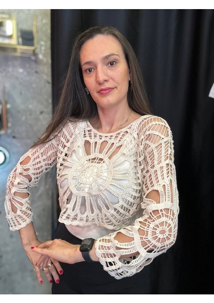 Triko Transparan Crop fiyatları