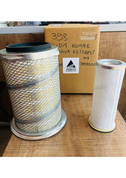 Massey Ferguson 398 T Hava Filtresi Iç-Dış Komple Agco