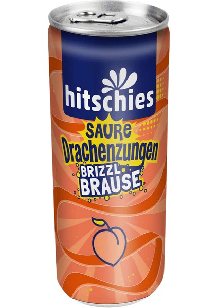 Saure Drachenzungen Brizzl Brause Pfirsich 250ML