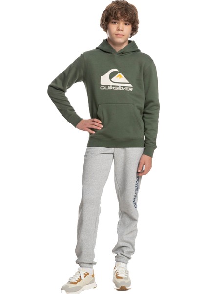 Çocuk Sweatshirt Big Logo Yeşil Günlük Giyim indirimleri