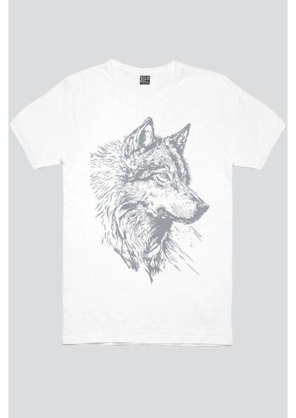 Kurt Başı Beyaz Kısa Kollu Erkek T-Shirt fiyatları