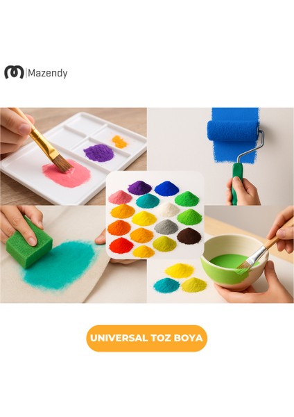 1 kg Universal Toz Boya Yeşil modelleri