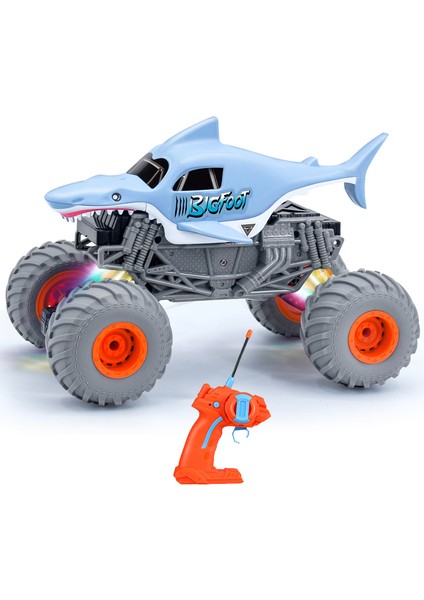 Monster Köpekbalığı Off-Road Uzaktan Kumandalı Araba Işıklı