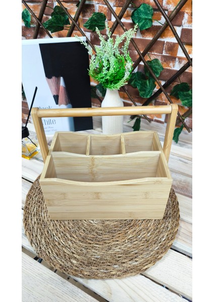 Bambu Kaşıklık Organizeri, Çok Amaçlı Bambu Organizer fiyatları