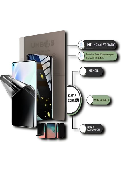 Xiaomi Redmi K30S Nano Ekran Koruyucu Ultra Ince Esnek - Hd Şeffaf Hayalet - Umbos