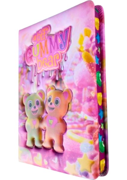 Puffy Cute Kokulu Not Defteri 13 x 18 cm 96 Ypr. Çizgili Sevimli Ayılar fiyatları