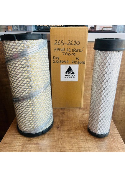 Massey Ferguson 265-2620 Uyumlu Hava Filitresi Iç Dış Takım Agco
