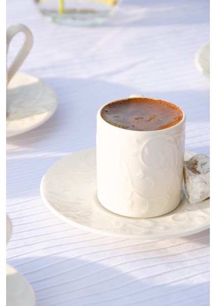 Ramose 12 Parça 6 Kişilik Kahve Fincan Takımı 100ml fırsatları