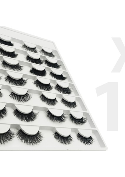 14LÜ Ipek Kirpik Seti - 3D 14 Farklı Model Ipek Kirpik Seti modelleri