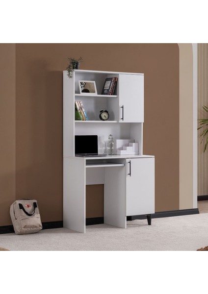 Çalışma Masası, Blesk Çalışma Masası Bilgisayar Masası Beyaz