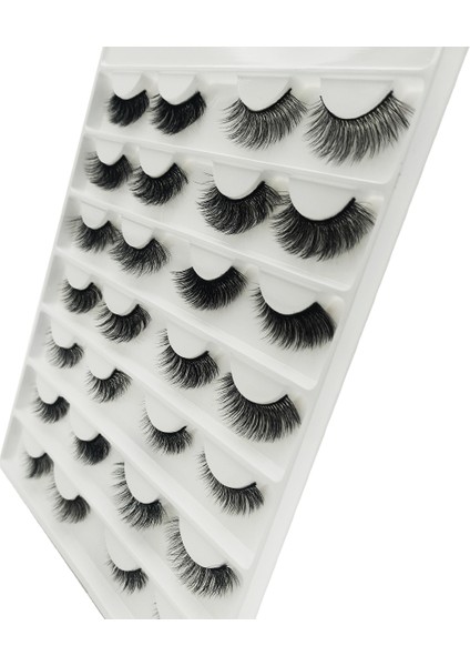 14LÜ Ipek Kirpik Seti - 3D 14 Farklı Model Ipek Kirpik Seti indirimleri