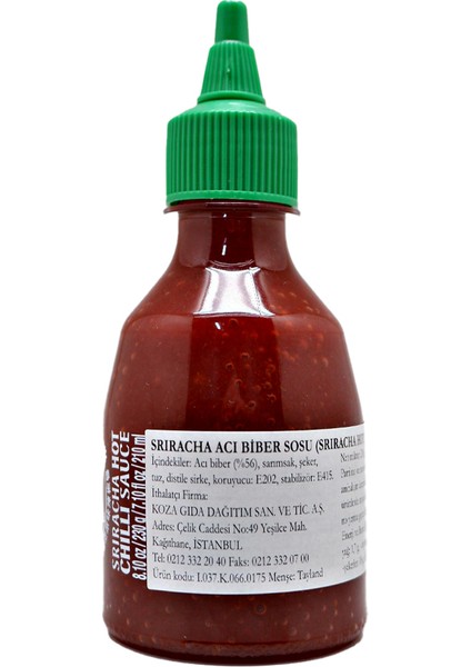 Sriracha Acı Biber Sosu 230 gr modelleri