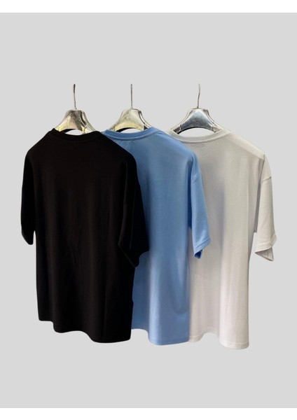 Kadın/erkek Unisex Oversize 3'lü T-Shirt fiyatları