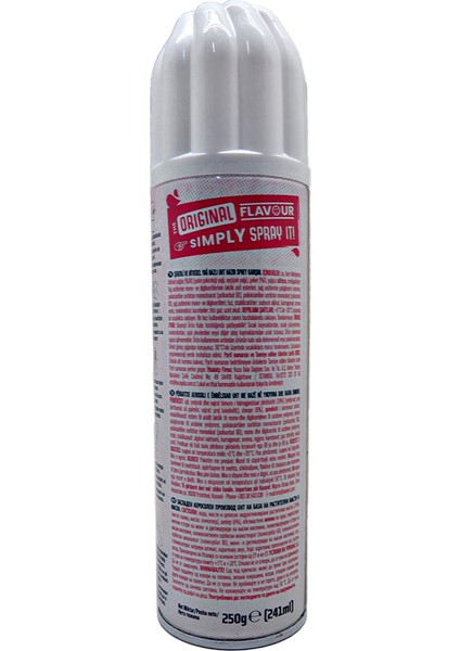 Şekerli Yağlı Sprey Krem Şanti̇ 12 x 250 gr fiyatları