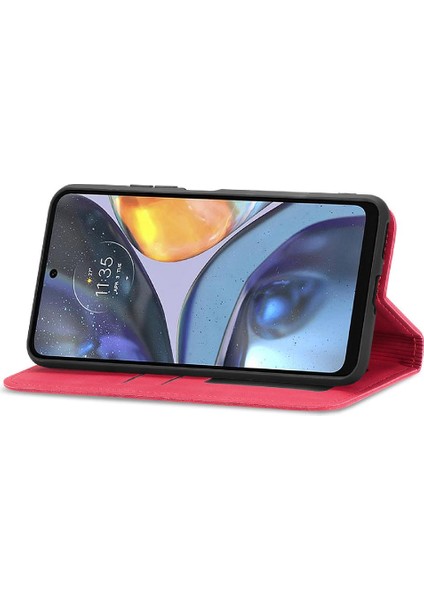 Moto G22 Basit Iş Fermuar Deri Kılıf Kordon Cüzdan Için Kılıf (Yurt Dışından) fiyatları