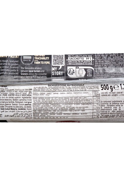Spaghetti Granoro Dedicato 500 G fırsatları