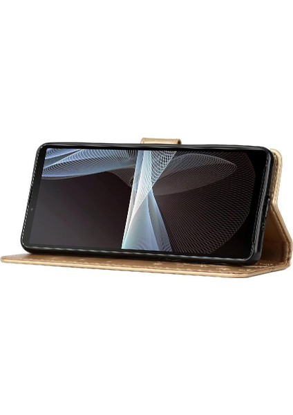 Sony Xperia 10 Iv Için Filp Durumda Manyetik Kapatma Bilek Kayışı Kickstand Pu (Yurt Dışından) indirimleri